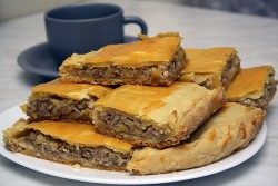 Солен кекс с гъби