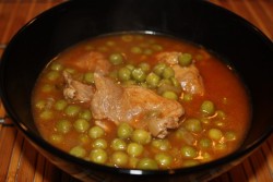 Свинско с грах